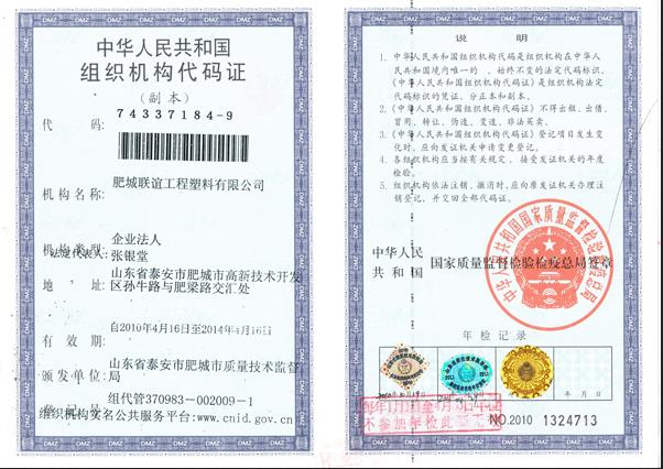 组织机构代码